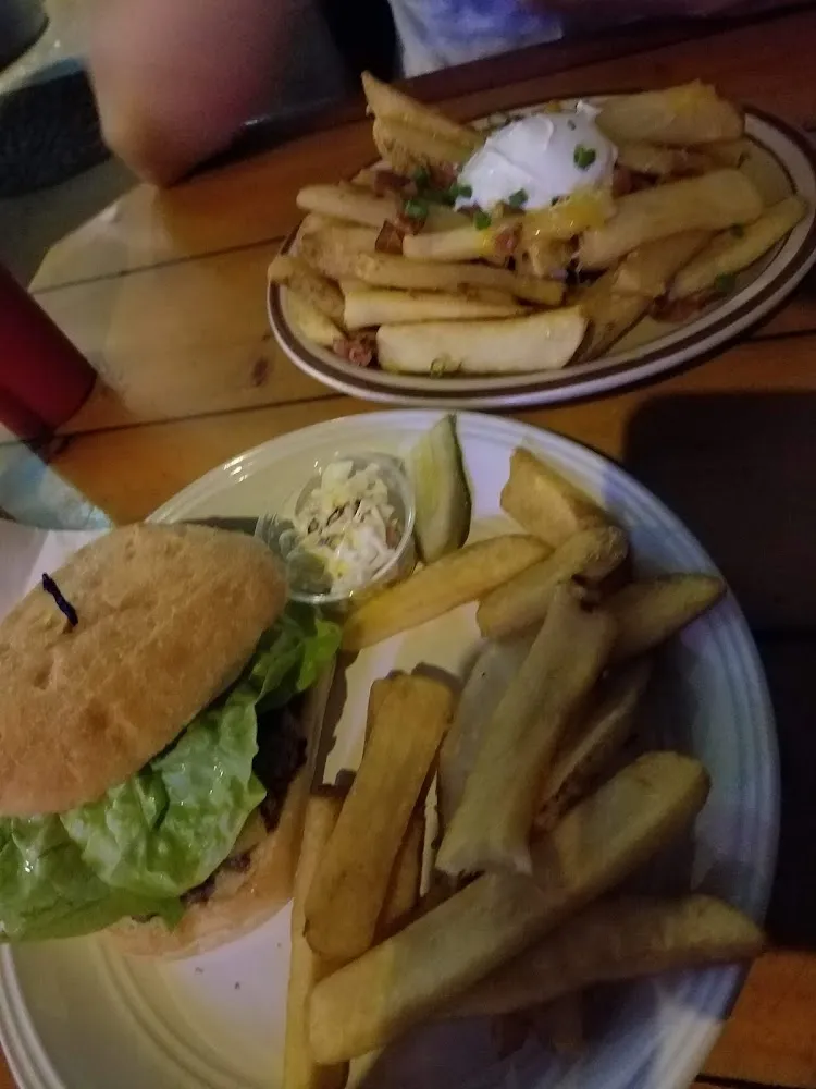 Classic Burger & Loaded Fries